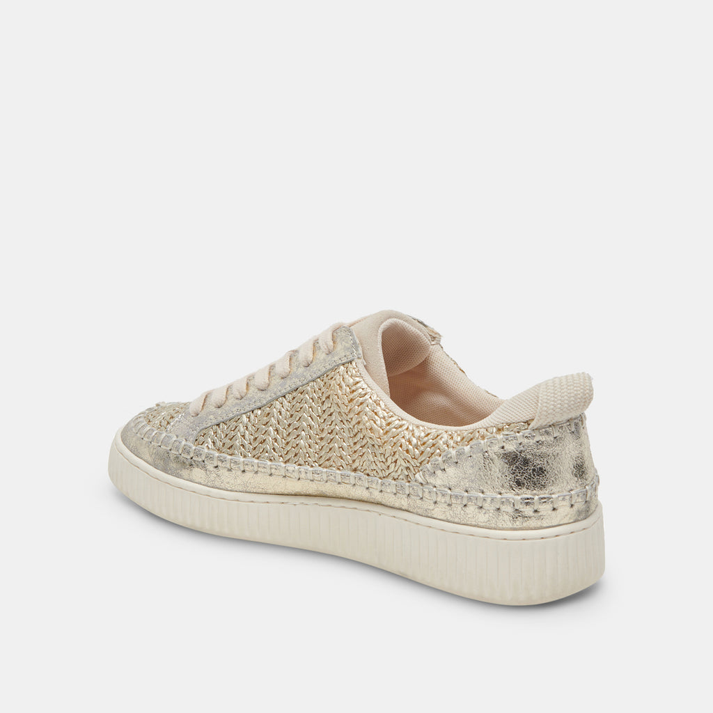 NICONA SNEAKERS GOLD WOVEN - image 5