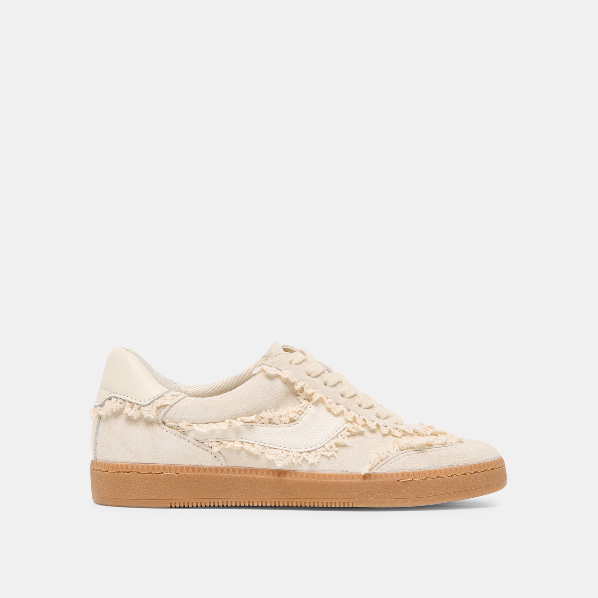 Notice Lace Ivory Suede Sneakers Dolce Vita - Main Image