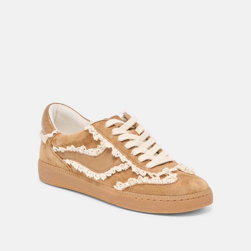 NOTICE LACE SNEAKERS IVORY SUEDE