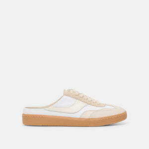 NOTICE SLIDE SNEAKERS PURPLE FLORAL LEATHER