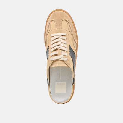 NOTICE SLIDE SNEAKERS TAN MULTI SUEDE