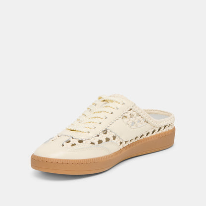 NOTICE SLIDE WOVEN SNEAKERS OFF WHITE WOVEN STELLA