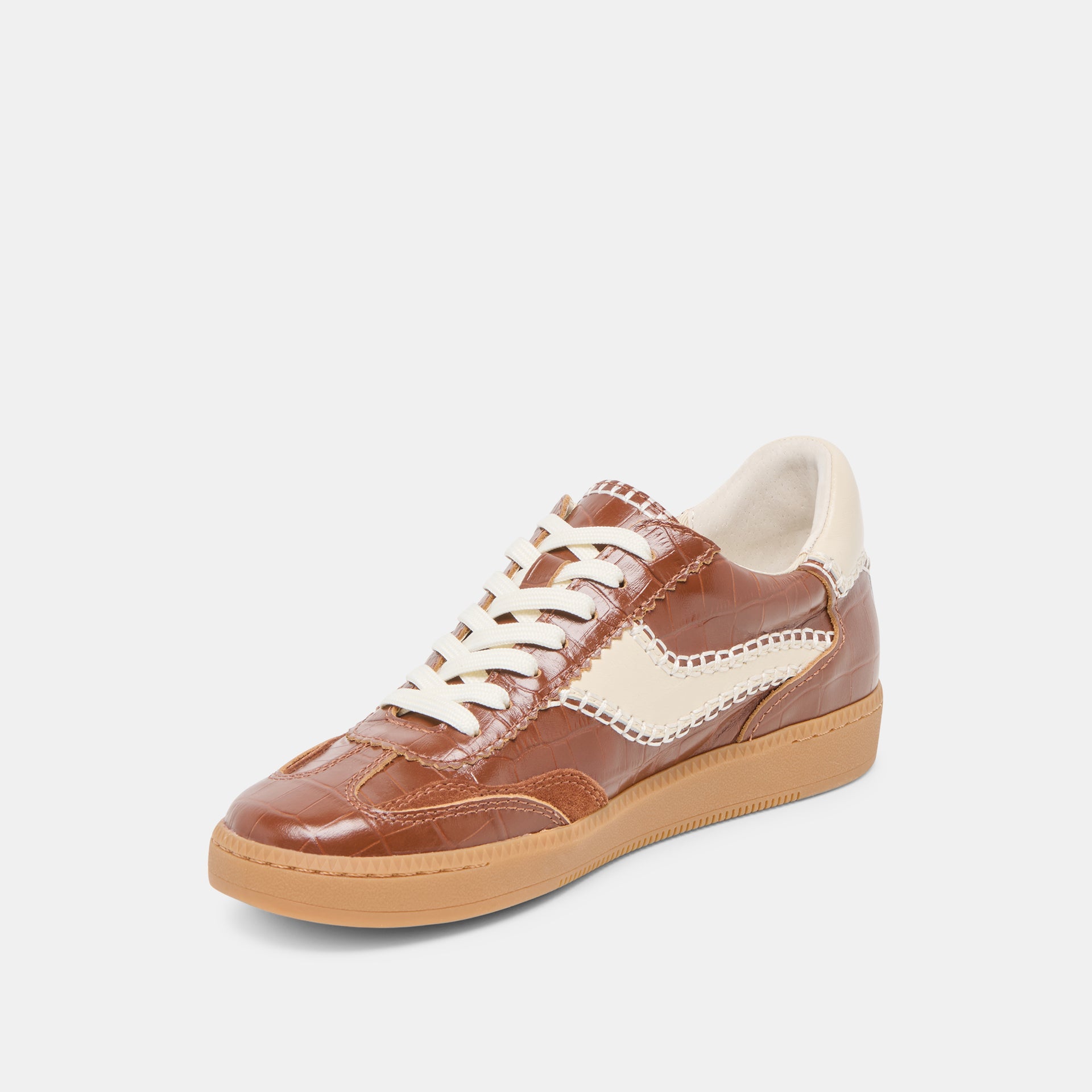 Dolce Vita Notice Stitch Sneakers - Leopard Multi Calf Hair