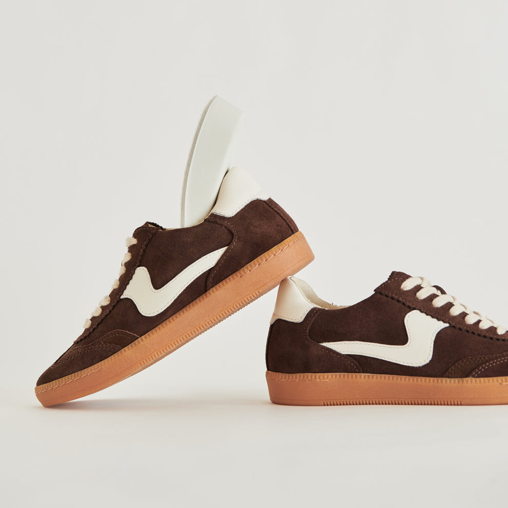 NOTICE SNEAKERS DK BROWN SUEDE â Dolce Vita