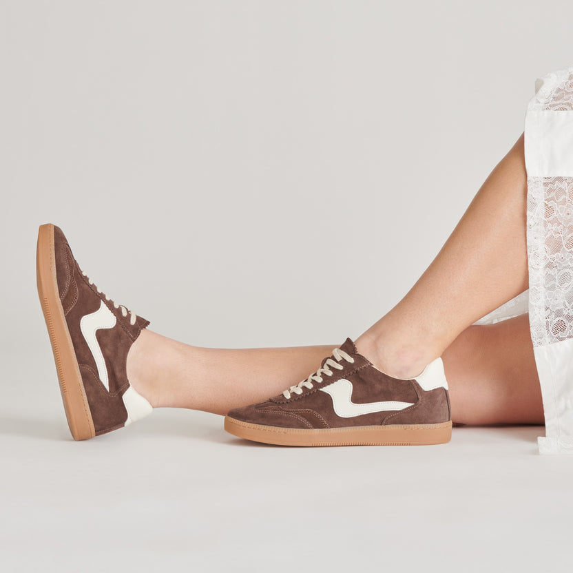 Notice Sneaker - DK Taupe Suede main image 0