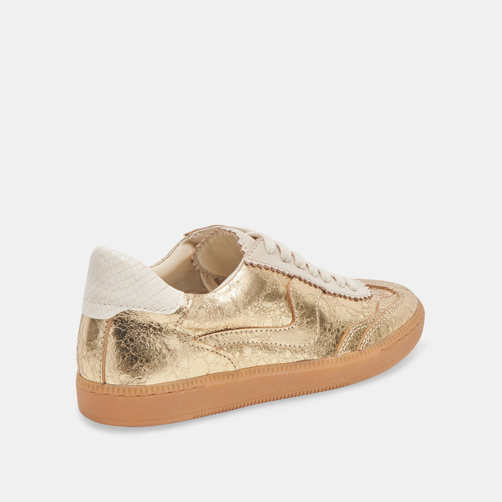 NOTICE SNEAKERS GOLD DISTRESSED LEATHER - re:vita - image 5