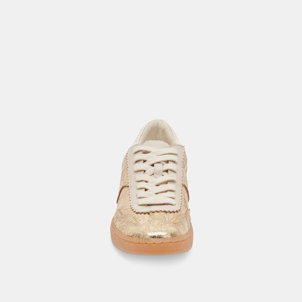 NOTICE SNEAKERS GOLD DISTRESSED LEATHER - re:vita - image 9