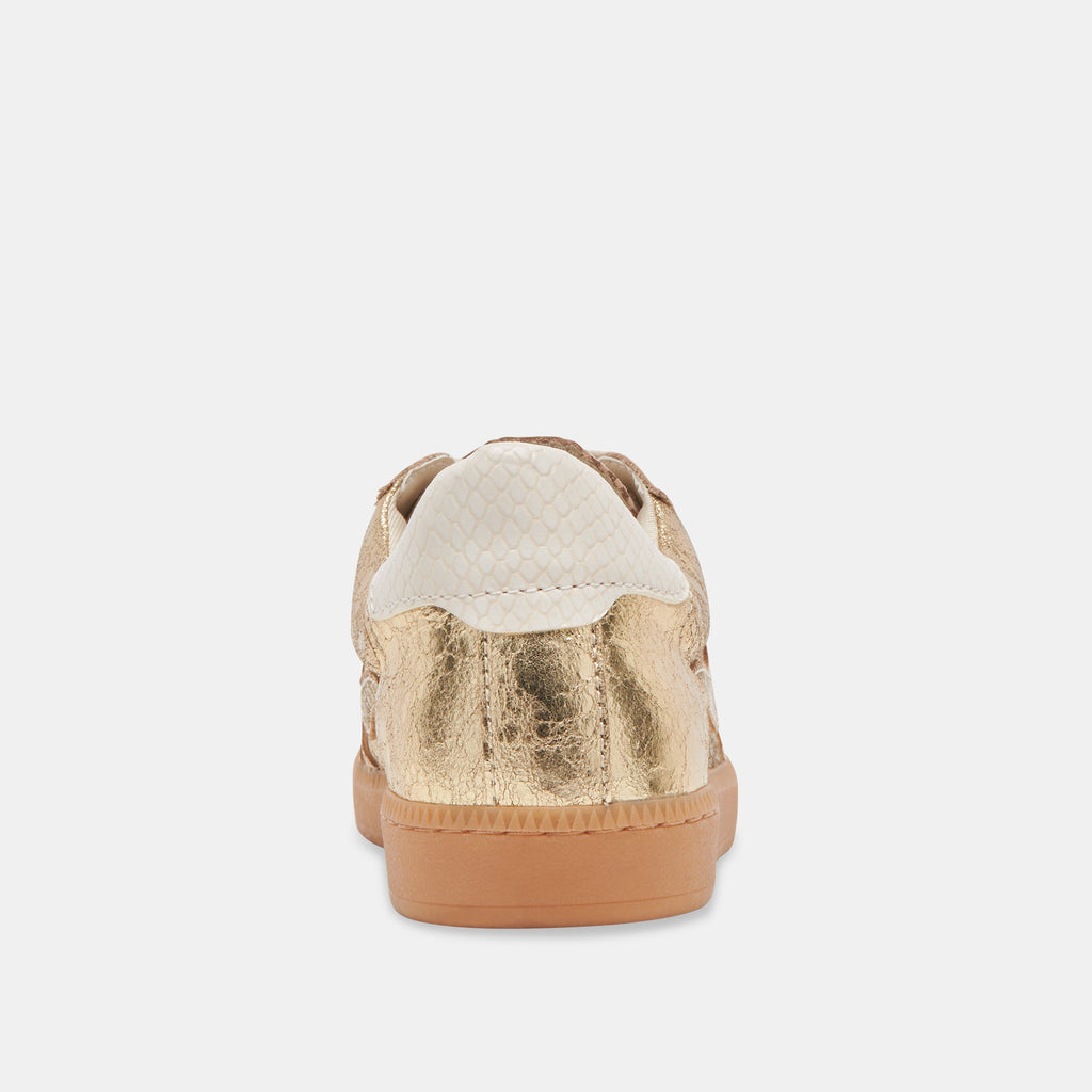 NOTICE SNEAKERS GOLD DISTRESSED LEATHER - re:vita - image 10