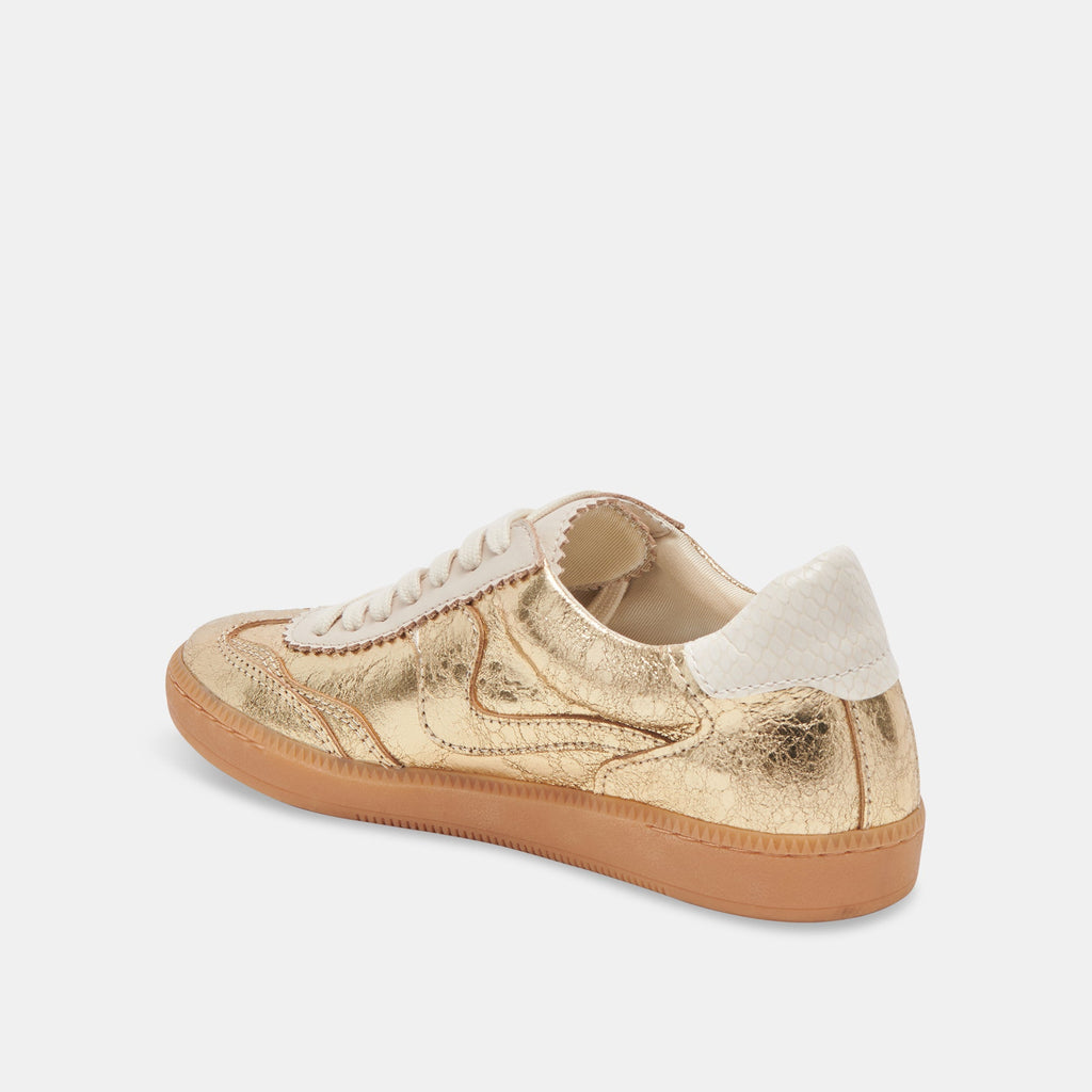 NOTICE SNEAKERS GOLD DISTRESSED LEATHER - re:vita - image 8