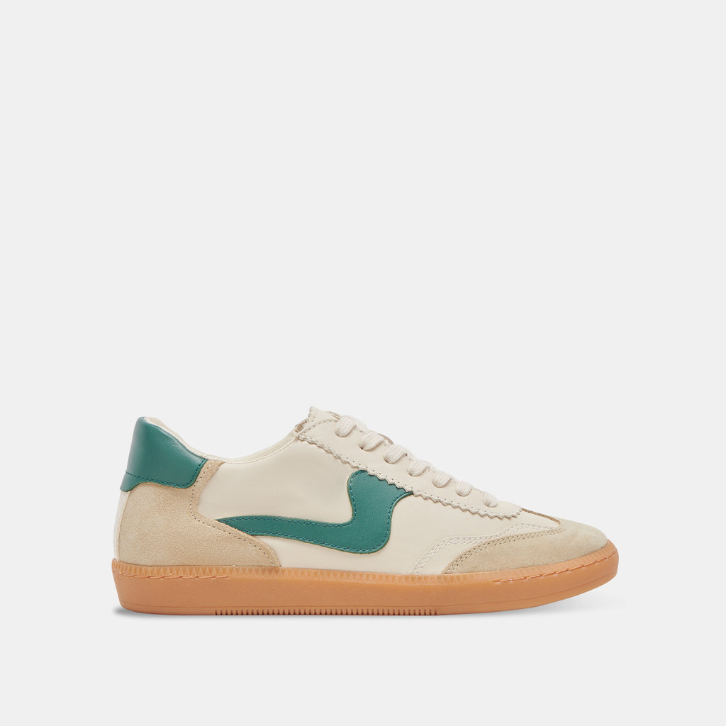 NOTICE SNEAKERS WHITE GREEN LEATHER - image 1
