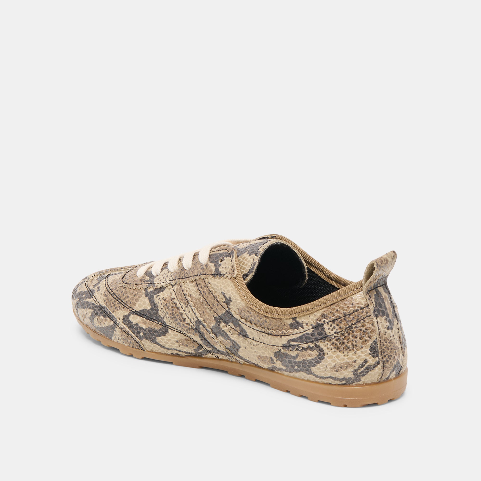 VIPER SNEAKERS SNAKE PRINT EMBOSSED LEATHER