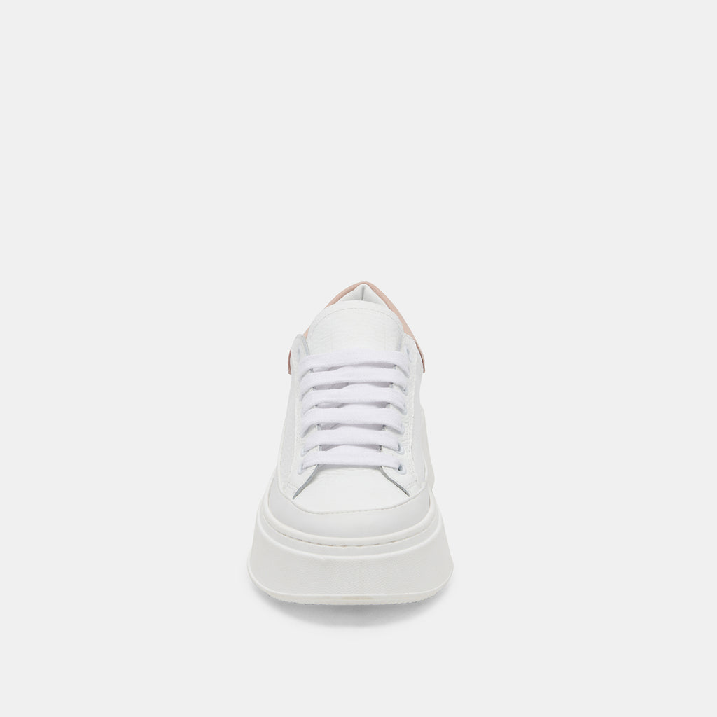WYETT SNEAKERS WHITE TAN LEATHER - image 6