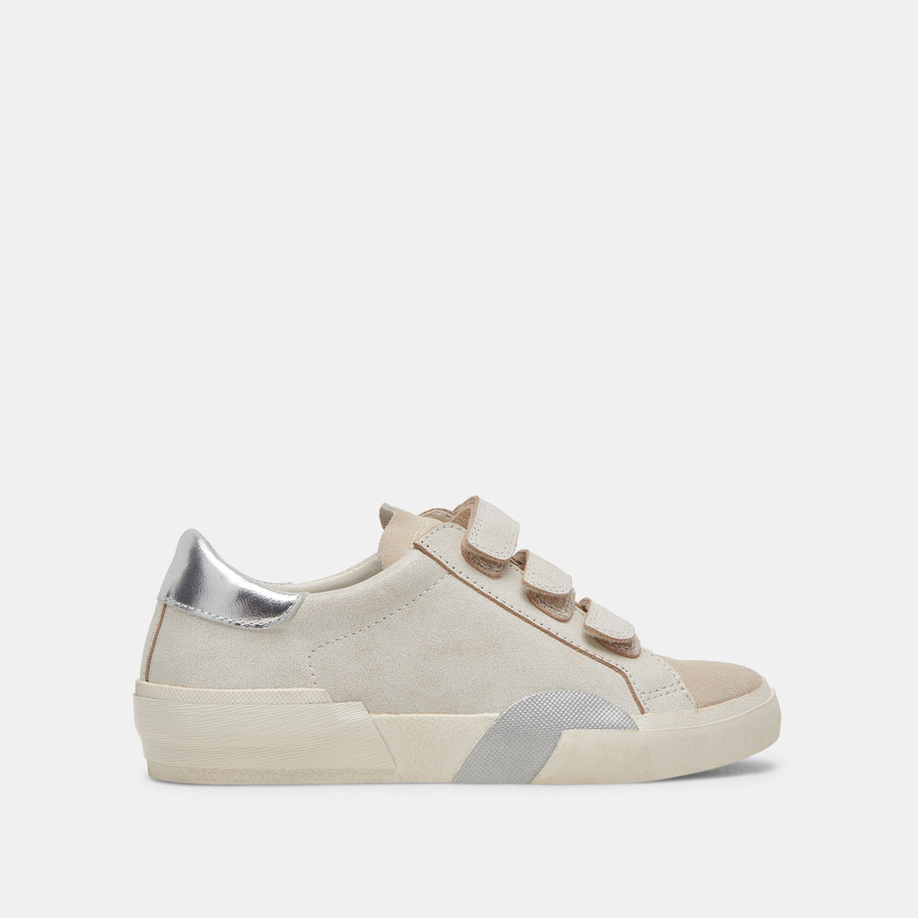 ZABOR SNEAKERS OFF WHITE DISTRESSED LEATHER - image 1