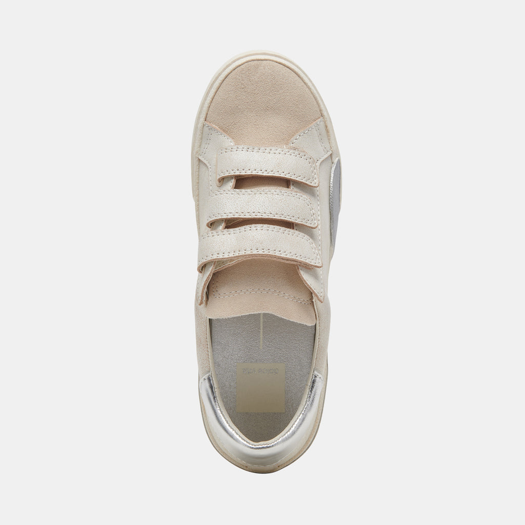 ZABOR SNEAKERS OFF WHITE DISTRESSED LEATHER - image 8
