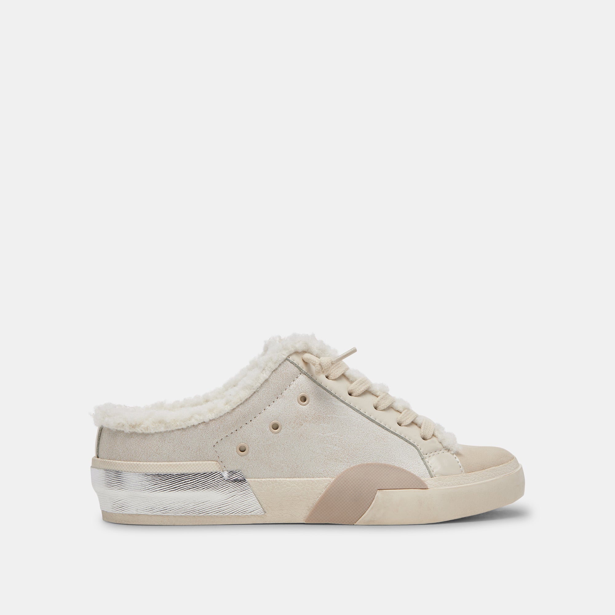 ZANTEL SNEAKERS OFF WHITE CRACKLED LEATHER – Dolce Vita