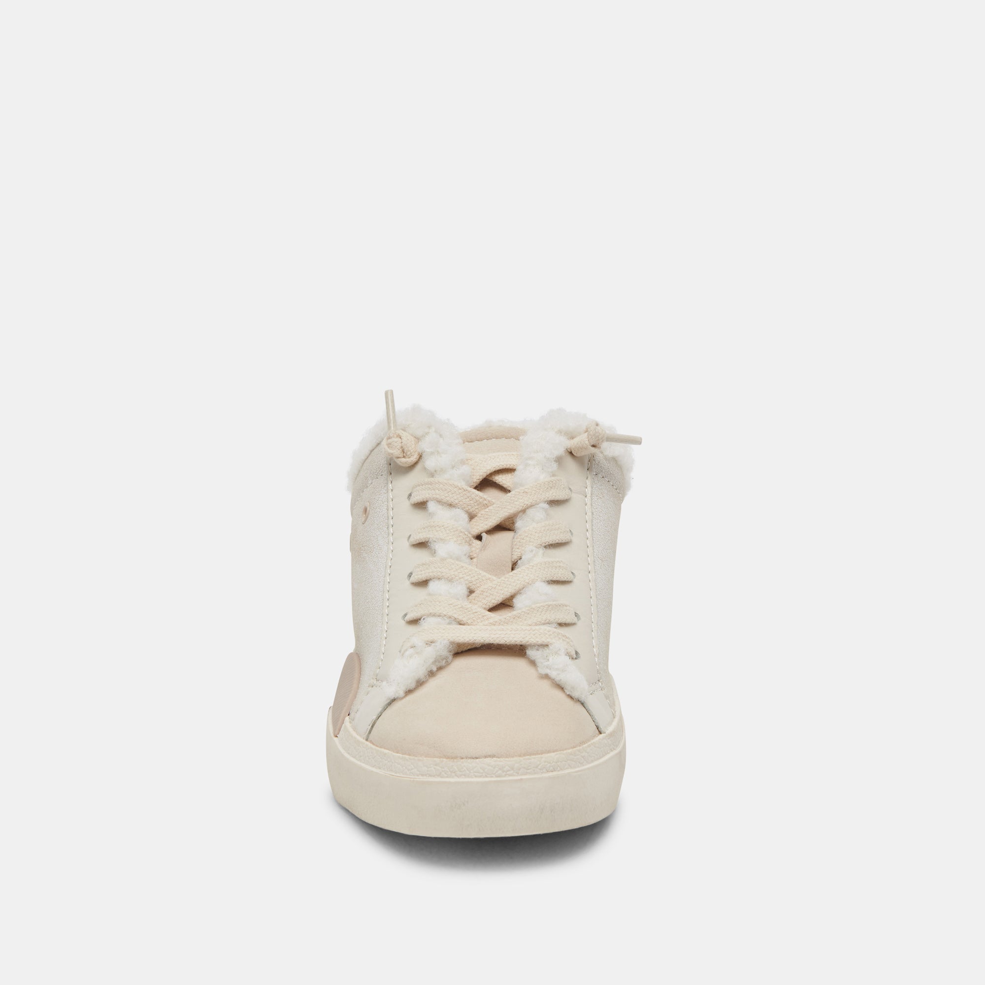 ZANTEL SNEAKERS OFF WHITE CRACKLED LEATHER - view 7