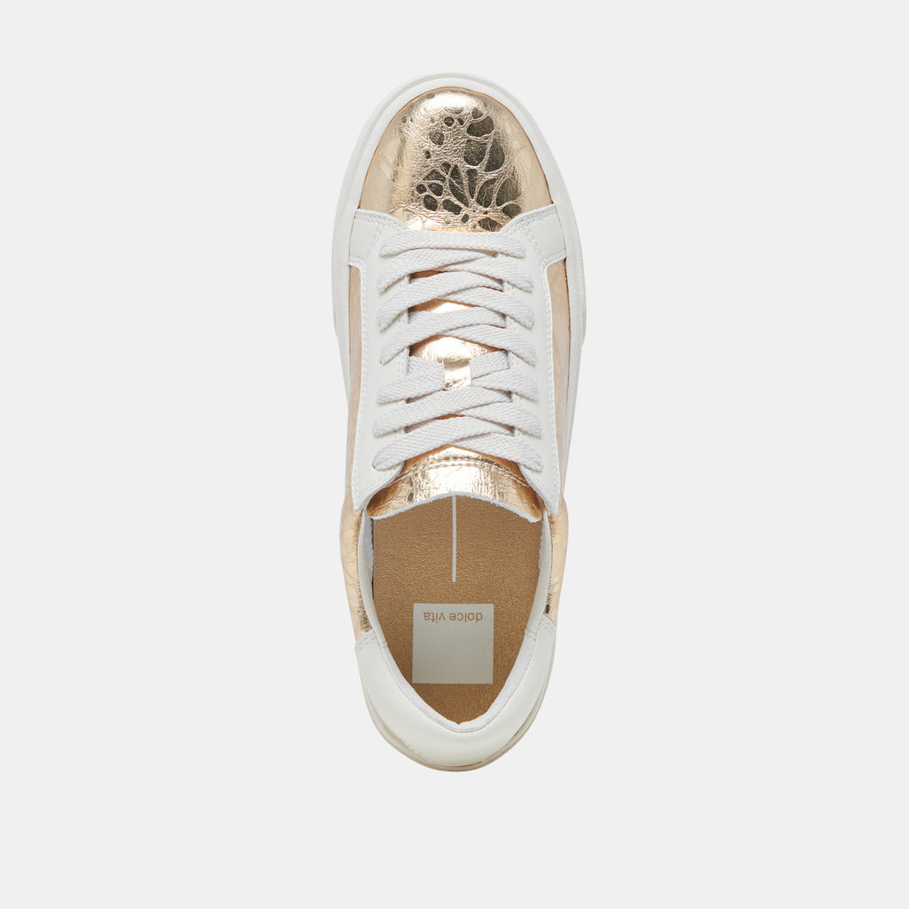 ZAYN 360 SNEAKERS GOLD DISTRESSED LEATHER - image 8