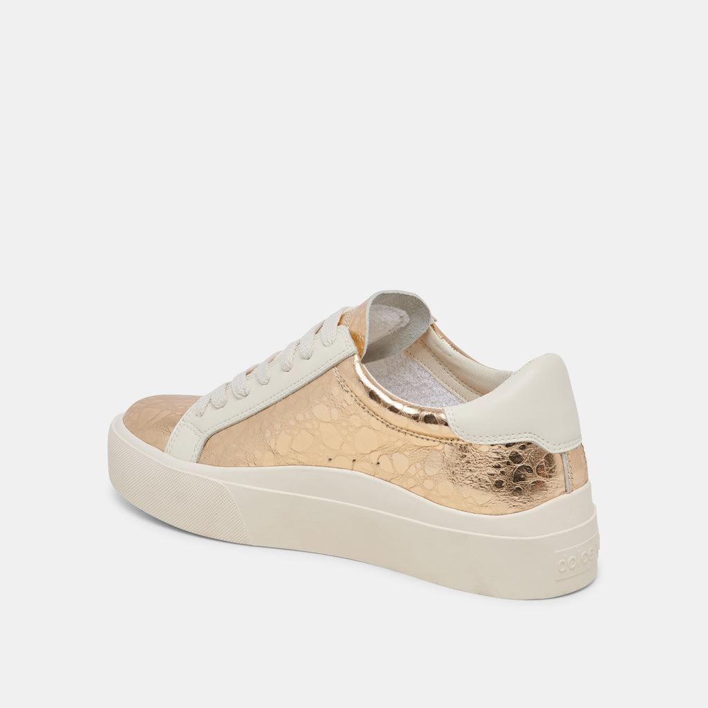 ZAYN 360 SNEAKERS GOLD DISTRESSED LEATHER - image 5
