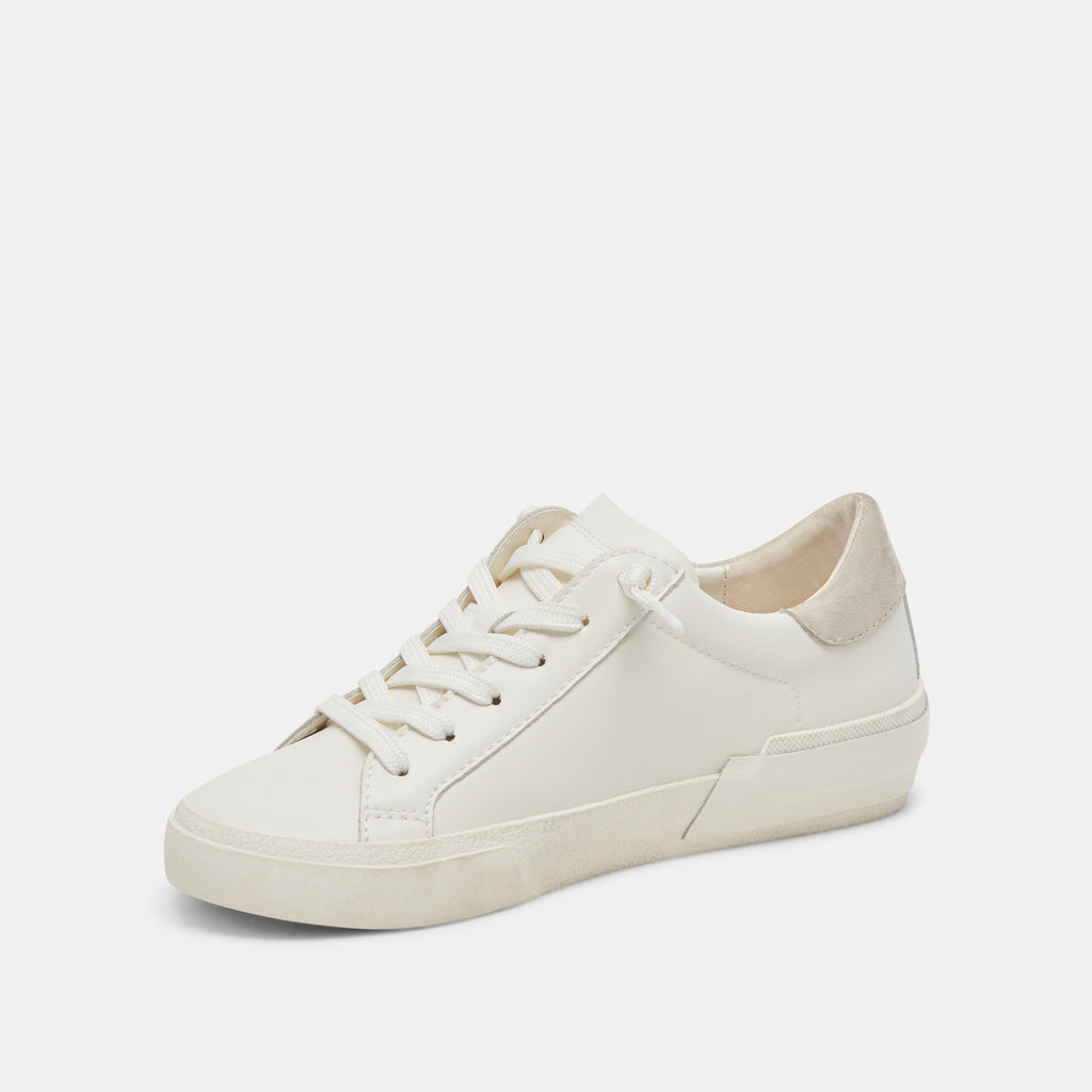 ZINA 360 SNEAKERS WHITE NATURAL RECYCLED LEATHER - image 4