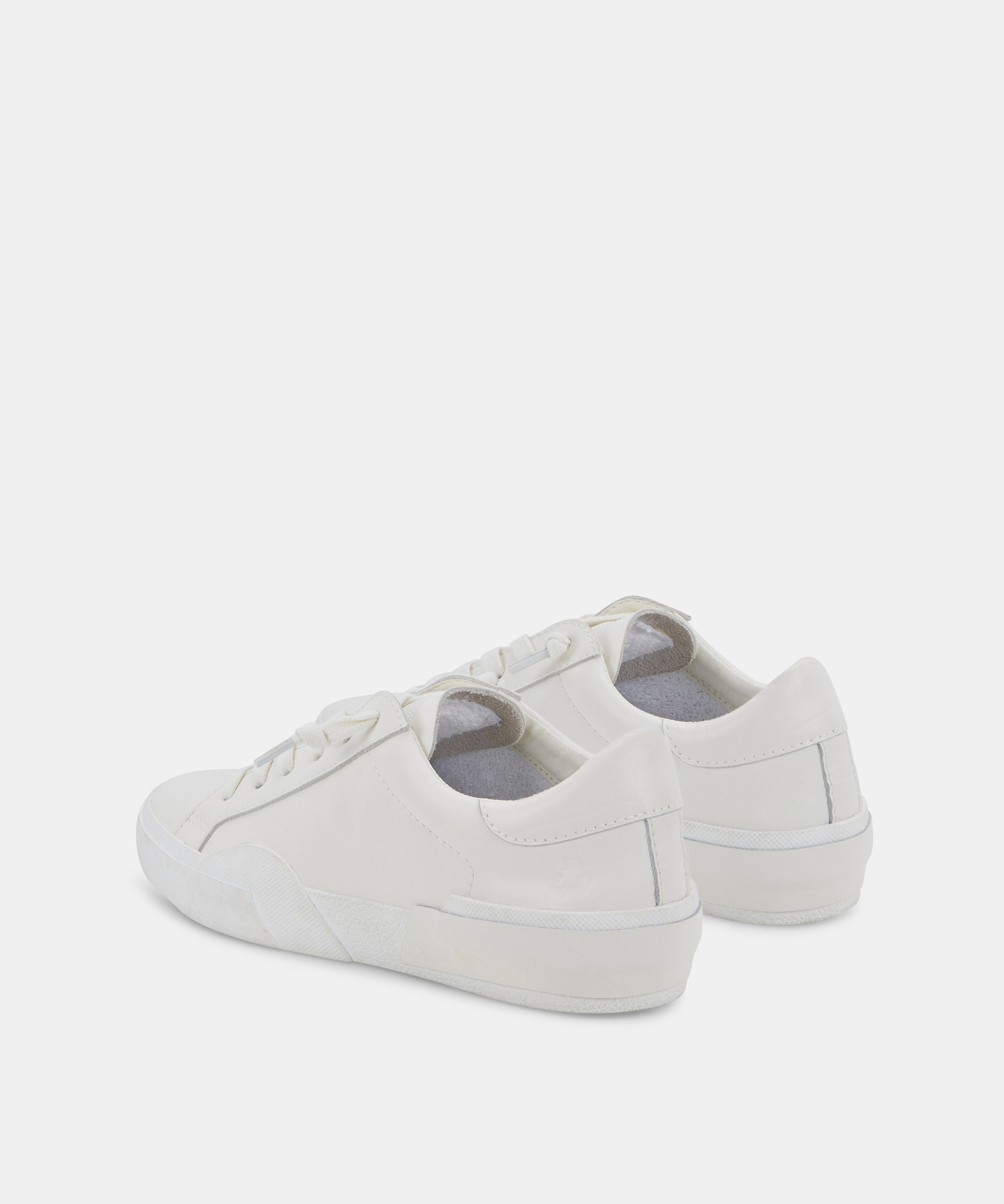 Zina 306 Sneakers White Recycled Leather | White Leather Sneakers