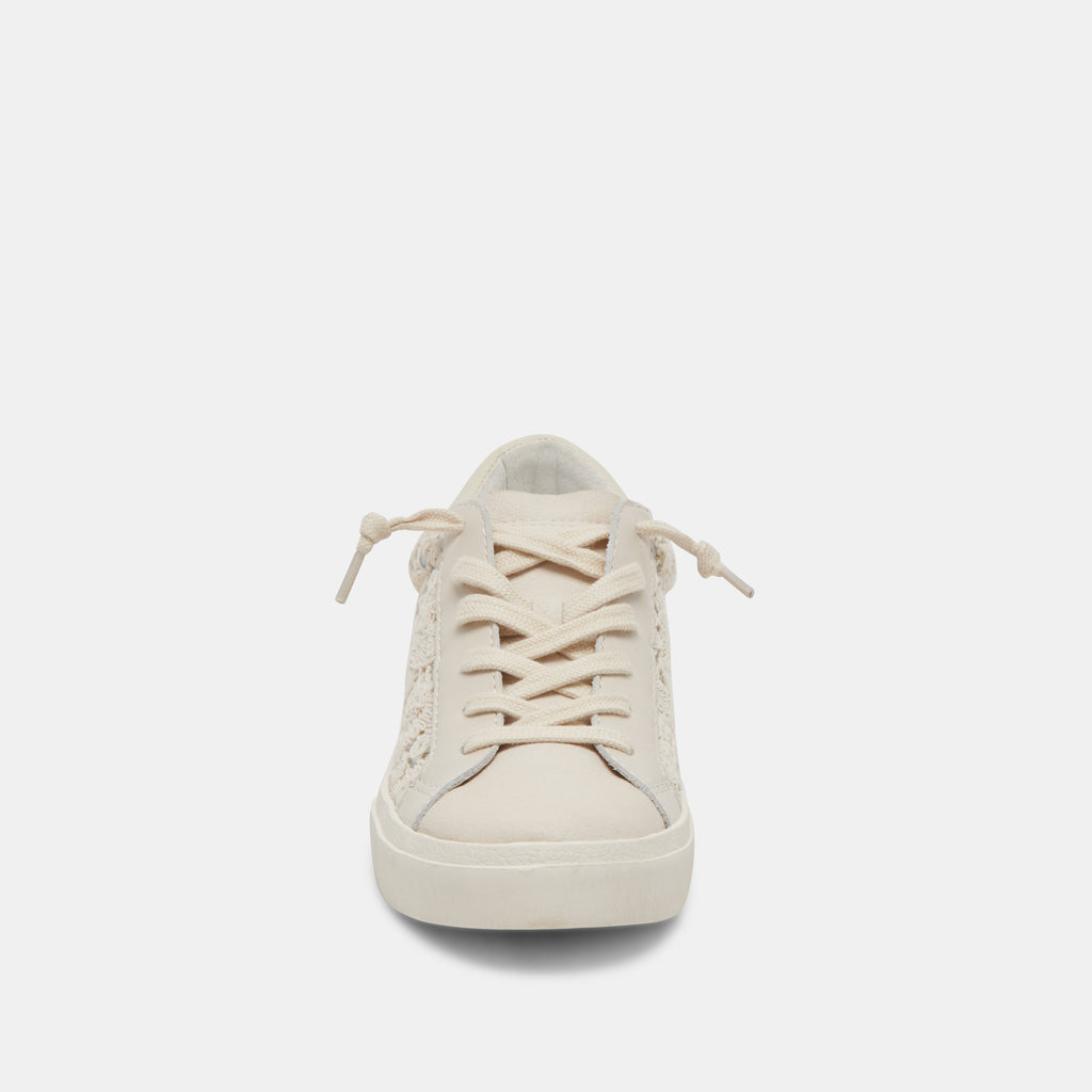 ZINA SNEAKERS CREAM BLUE LACE - image 6