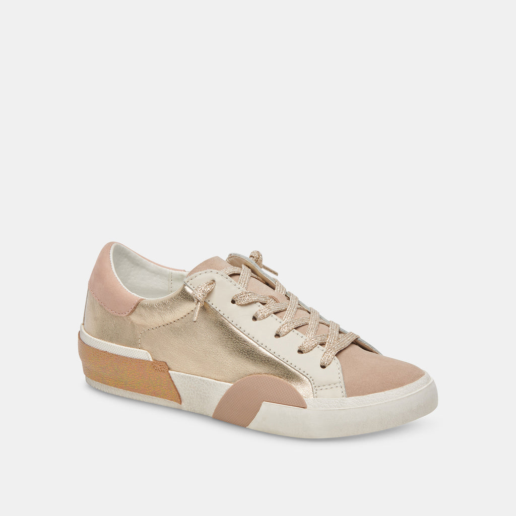 ZINA SNEAKERS GOLD LEATHER - image 2