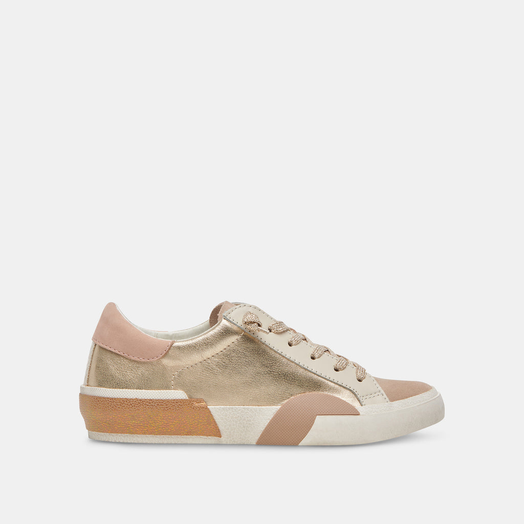 ZINA SNEAKERS GOLD LEATHER - image 1
