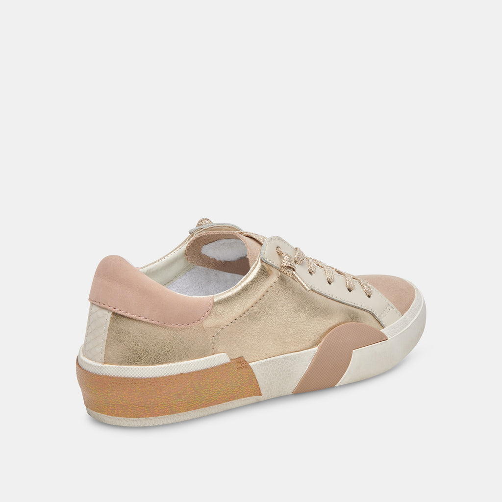 ZINA SNEAKERS GOLD LEATHER - image 3