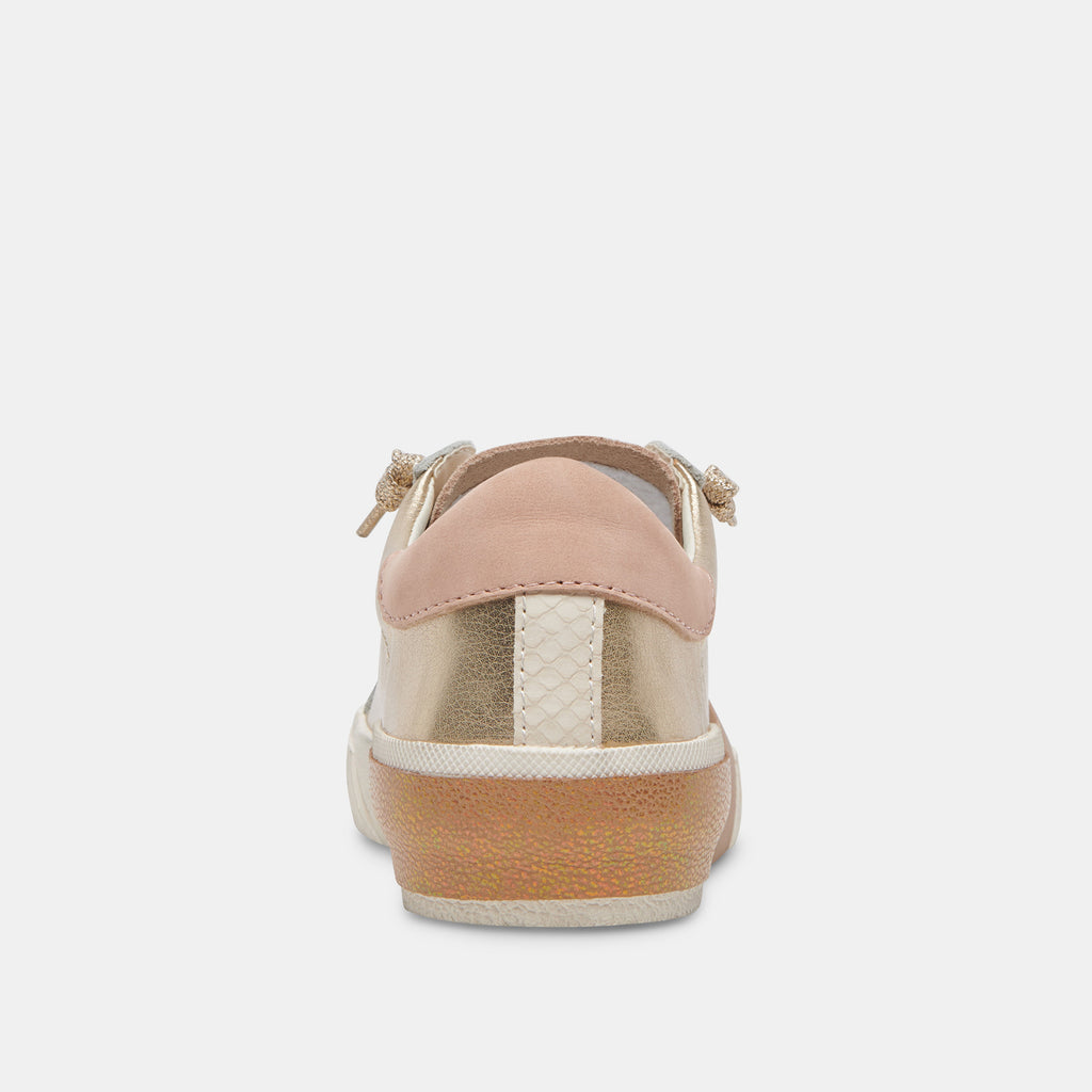 ZINA SNEAKERS GOLD LEATHER - image 7