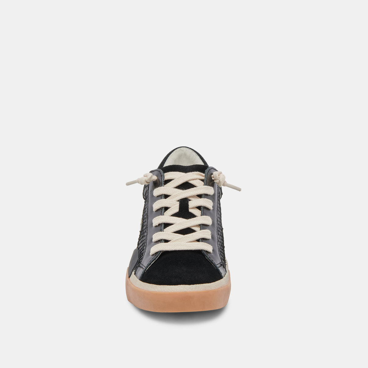 Zina Sneakers Champagne Embossed Leather