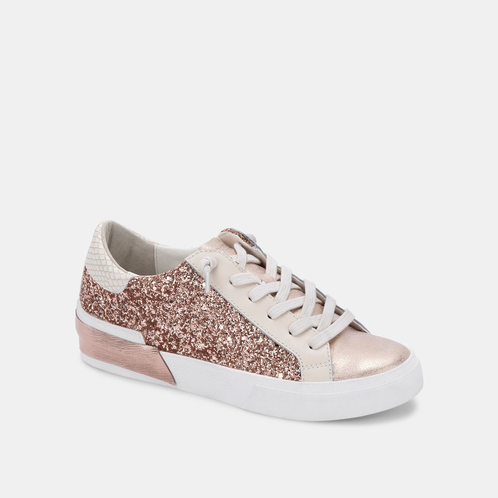 Mis Quince Anos Elegant Pink Rose Gold Quinceanera High-Top Sneakers |  Zazzle