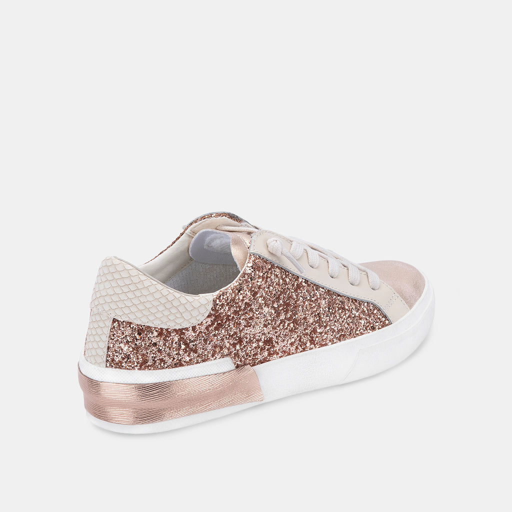 ZINA SNEAKERS ROSE GOLD GLITTER - image 5