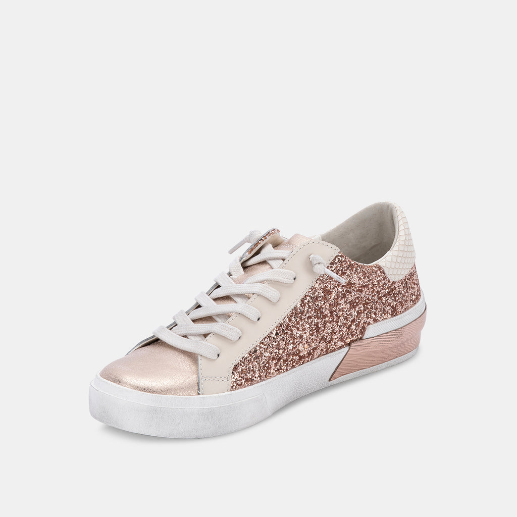 ZINA SNEAKERS ROSE GOLD GLITTER - image 4