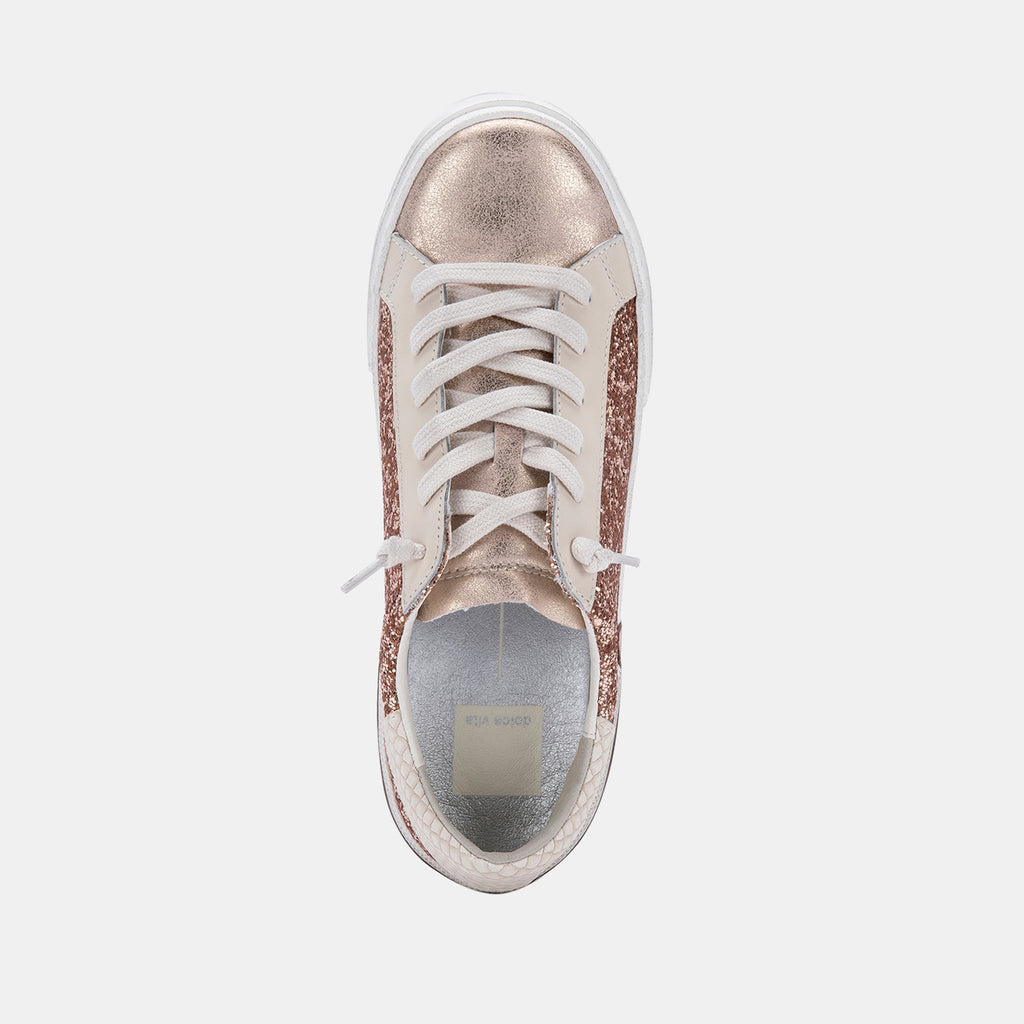 ZINA SNEAKERS ROSE GOLD GLITTER - image 9