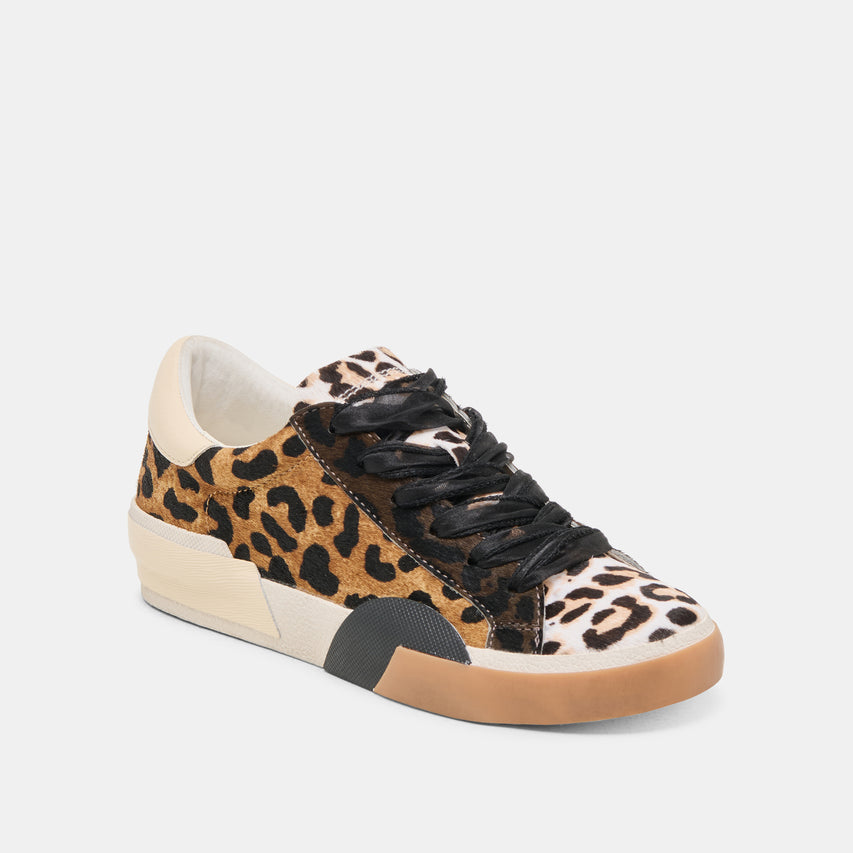 ZINA SNEAKERS TAN MULTI CALF HAIR
