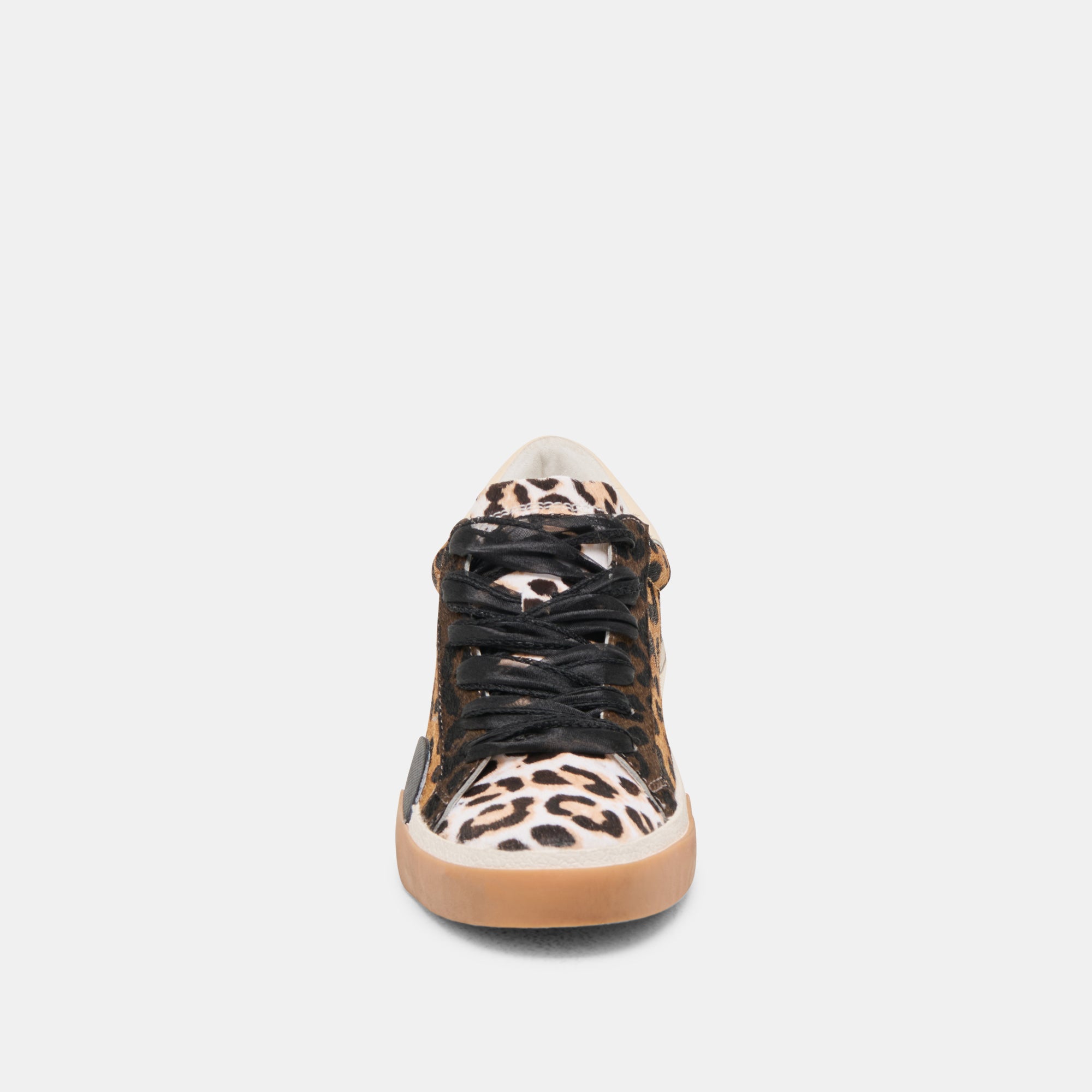 Dolce Vita Women's Miya Sneaker In Fawn Calf Hair - Side Zip Detail, Comfortable Casual Shoes