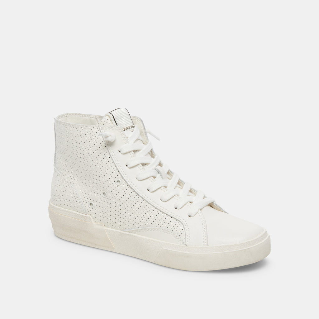 ZOHARA SNEAKERS WHITE PERFORATED LEATHER - image 2