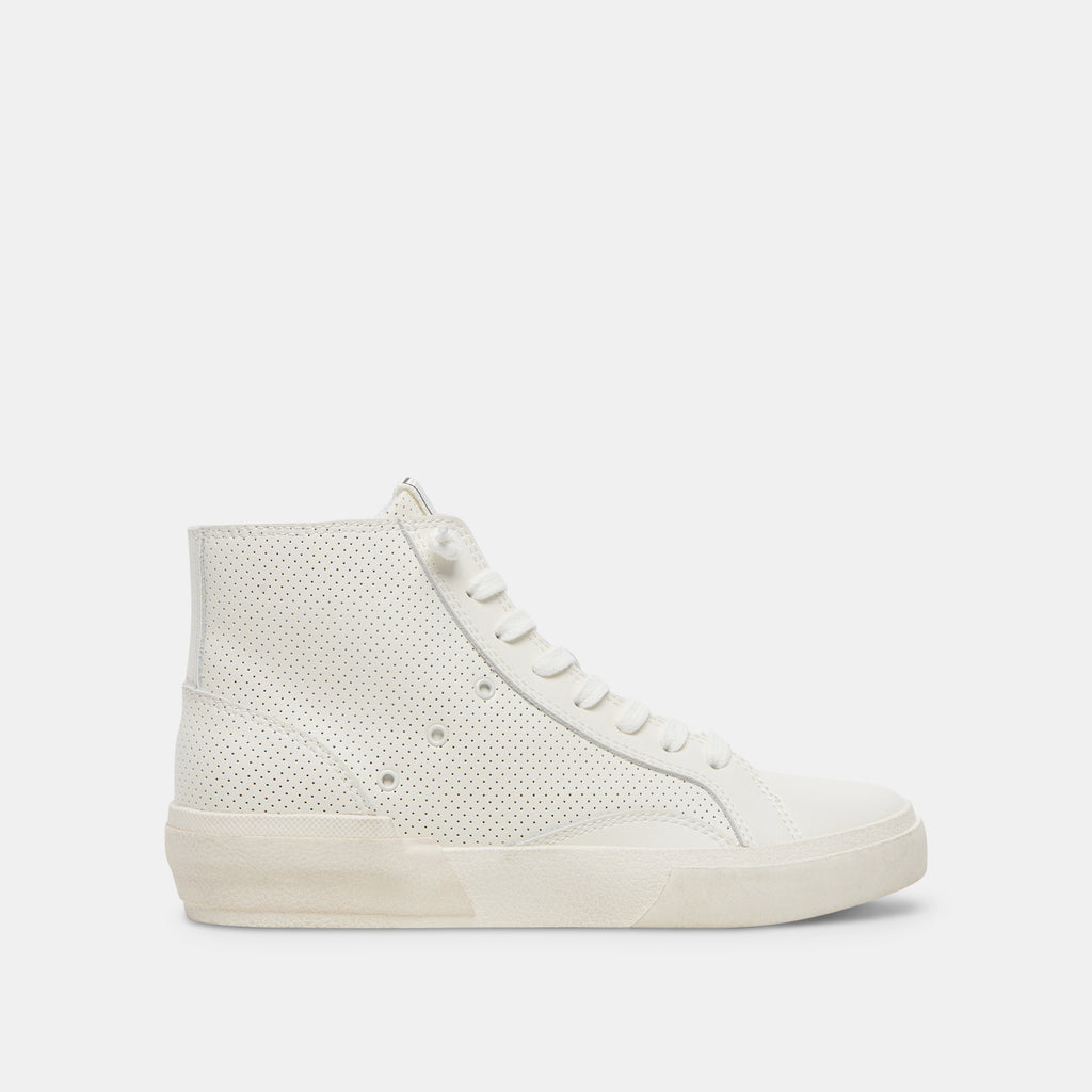 ZOHARA SNEAKERS WHITE PERFORATED LEATHER - image 1