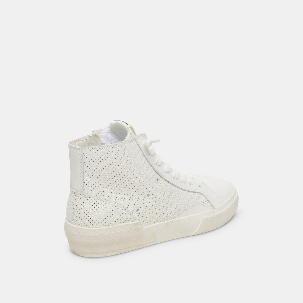 ZOHARA SNEAKERS WHITE PERFORATED LEATHER - image 3