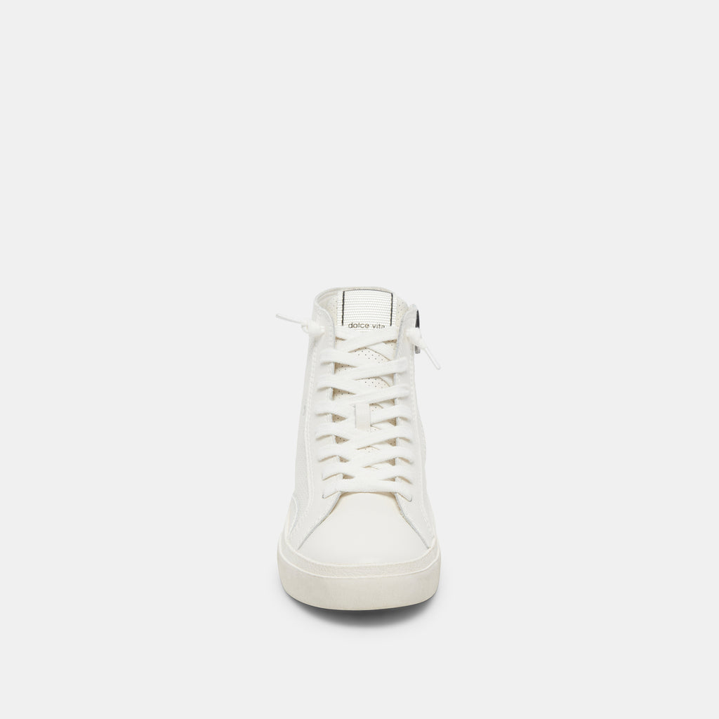 ZOHARA SNEAKERS WHITE PERFORATED LEATHER - image 6
