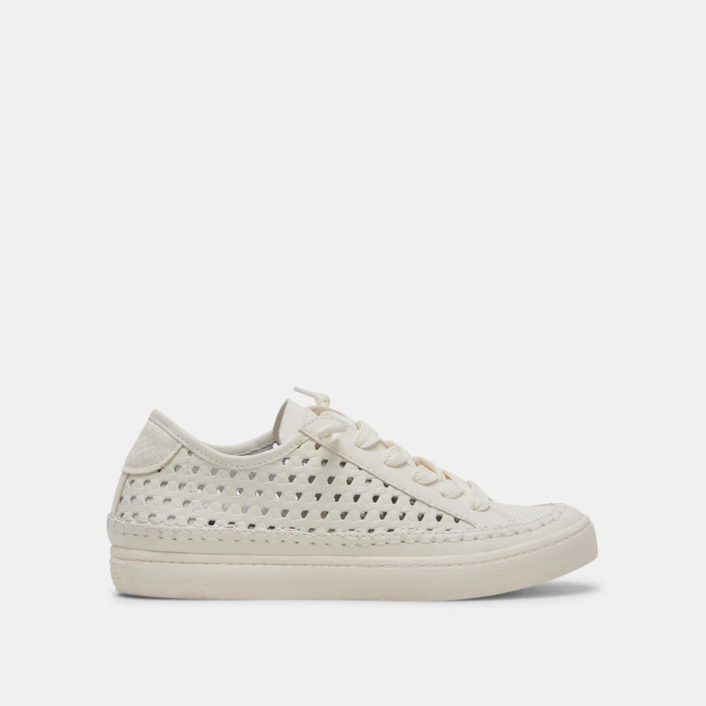 ZOLEN SNEAKERS WHITE PERFORATED LEATHER - image 6