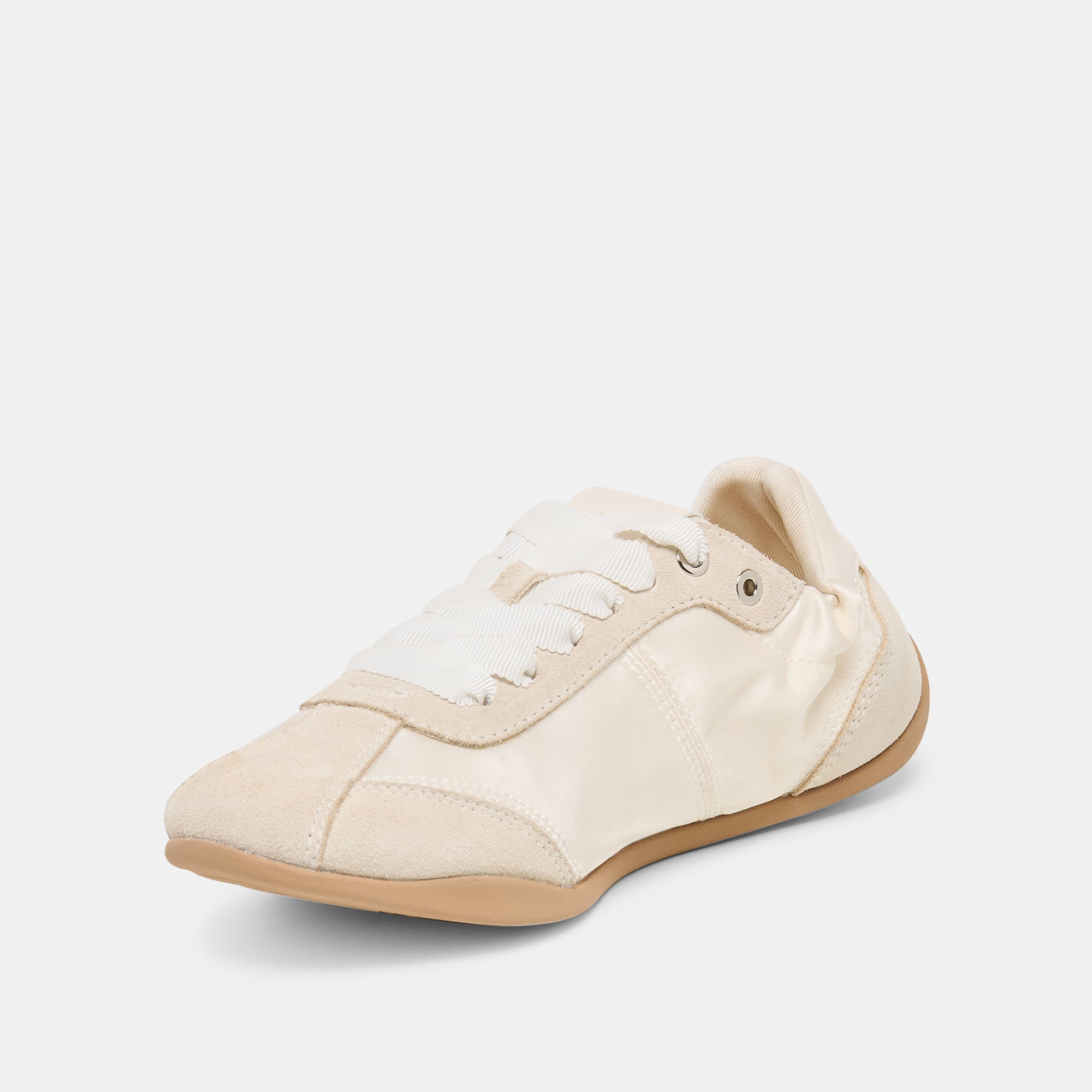 DAKODA SNEAKERS OFF WHITE SATIN
