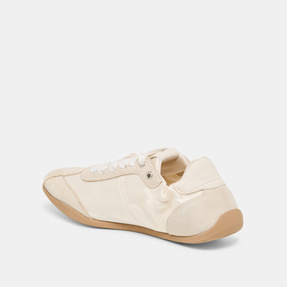 DAKODA SNEAKERS OFF WHITE SATIN