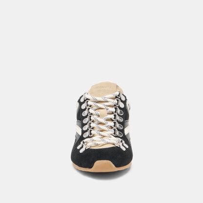 DEACON SNEAKERS BLACK WHITE SUEDE