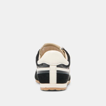 DEACON SNEAKERS BLACK WHITE SUEDE