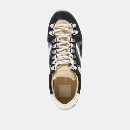 DEACON SNEAKERS BLACK WHITE SUEDE