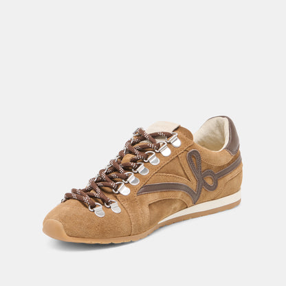 DEACON SNEAKERS LT BROWN SUEDE