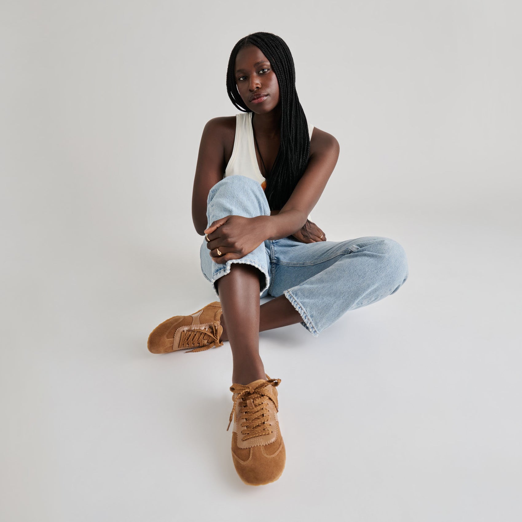 DORIE SNEAKERS PECAN SUEDE