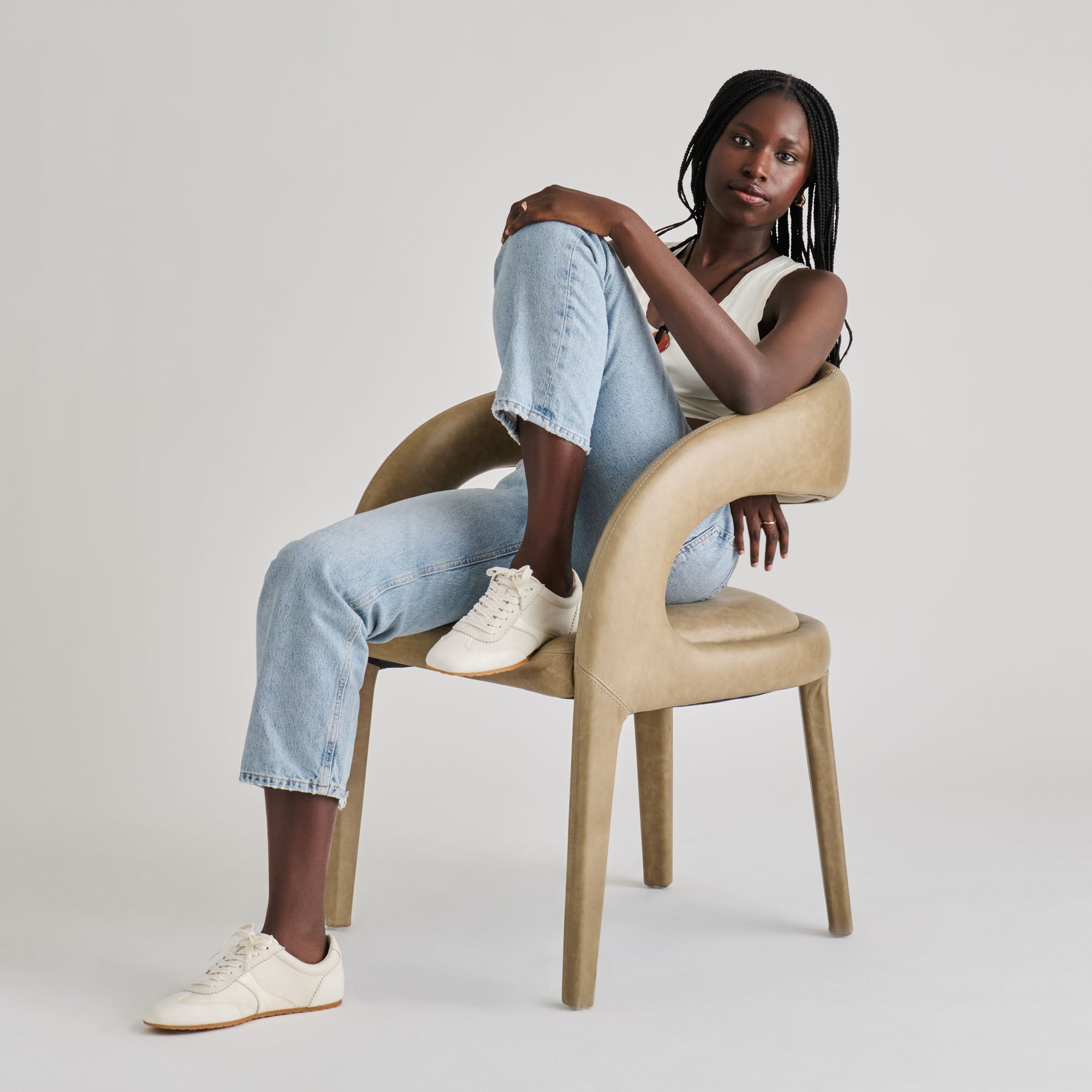 DORIE SNEAKERS WHITE LEATHER