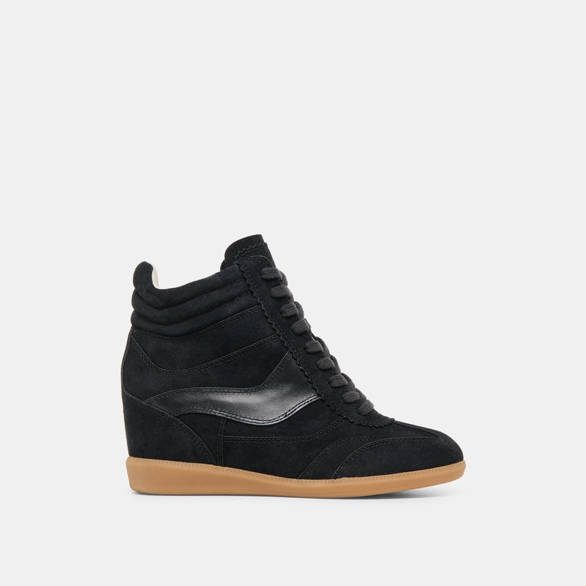 Issac Onyx Suede Sneakers | Dolce Vita